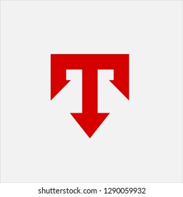 Letter T Trident