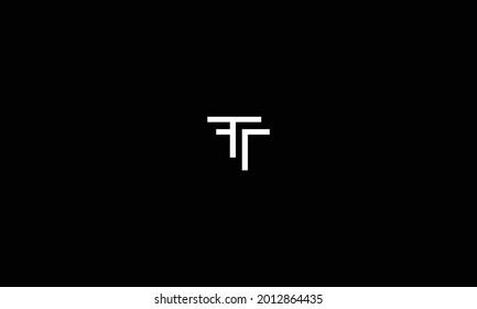  Letter T or TT initial alphabet logo design template element
