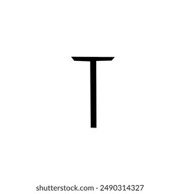 Letter t, tt, ti, it monogram logo design vector template