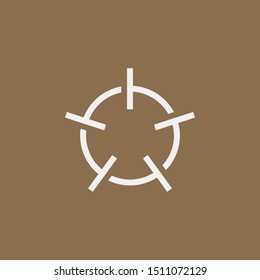 Letter T Turtle Tortoise Monogram