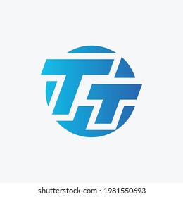 Letter T T vector design illustration