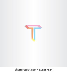 letter t vector t icon logo design