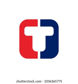 letter T vector logo