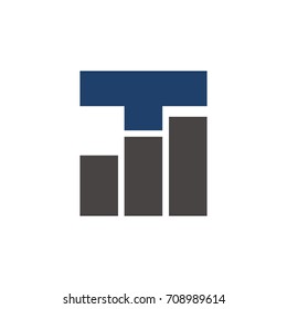 letter  T vector logo for business company.