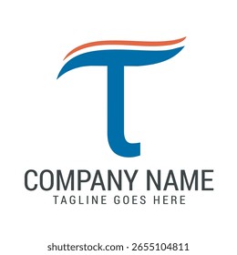 Letter T Vector Logo Design Templets