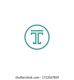 Plantilla de logotipo vector de letra T