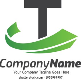 Letter T vector logo template, Colorful Letter T logo, Financial Company Logo, Financial Institute Advisors Logo Design Template Vector Icon