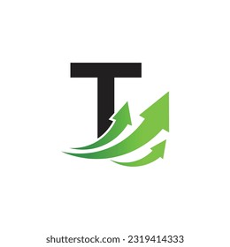 Letter T vector logo template, Colorful Letter T logo, Financial Company Logo, Financial Institute Advisors Logo Design Template Vector Icon