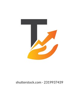 Letter T vector logo template, Colorful Letter T logo, Financial Company Logo, Financial Institute Advisors Logo Design Template Vector Icon