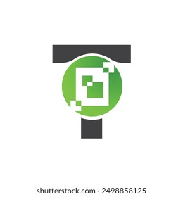 Letter T vector logo template, Colorful Letter T logo, Financial Company Logo, Financial Institute Advisors Logo Design Template Vector Icon