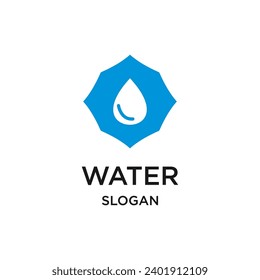 Letter T water logo icon design template vector illustration