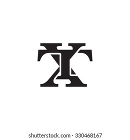 Letter T And X Monogram Logo