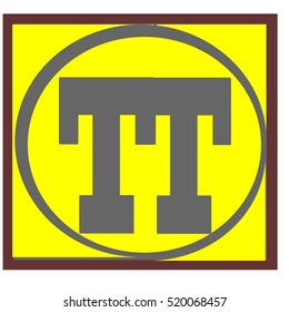 letter T and y logo vector