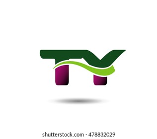 Letter T and Y monogram logo
