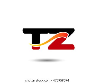 Letter T and Z logo template
