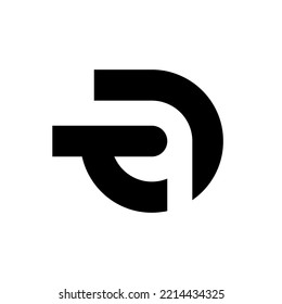 Letter AT TA Creative Monogram Logo