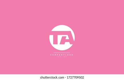 Letter TA Logo Alphabet Design Icon Vector Symbol