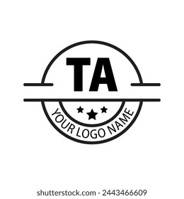 letter TA logo. TA. TA logo design vector illustration for creative company, business, industry
