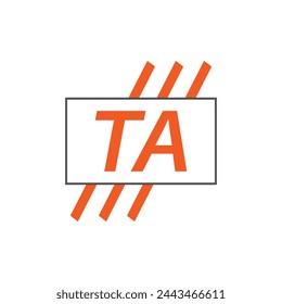 letter TA logo. TA. TA logo design vector illustration for creative company, business, industry
