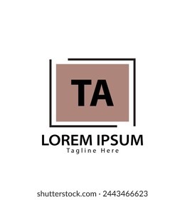 letter TA logo. TA. TA logo design vector illustration for creative company, business, industry
