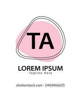 letter TA logo. TA. TA logo design vector illustration for creative company, business, industry
