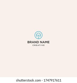 Letter TA Logo Template Design in Vektorgrafik 