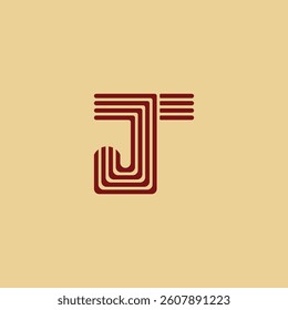 letter ta monogram logo design