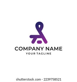 Diseño de logotipo técnico de carta TA 2
