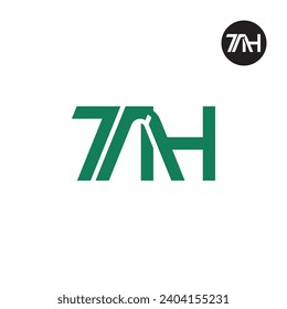 Letter TAH Monogram Logo Design