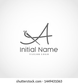 Premade Logo Sewing Logo Design Thread Spool Logo Needle Logo Stitching Logo Boutique Tailoring Logo Custom Business Card Branding PL858