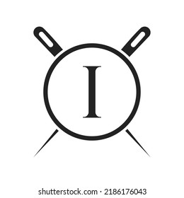 Logo, Nahtkombination für Stickereien, Textilien, Mode, Kleidung, Stoffvorlage
