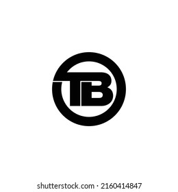 Letter Tb Circle Logo Design Vector Stock Vector (Royalty Free ...