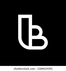 Letter TB LB creative abstract monogram logo