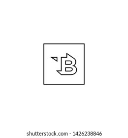 Letter TB line logo design. creative square logo letter monogram symbol. Universal elegant vector sign design. Premium business logotype. Graphic alphabet symbol for corporate business identity