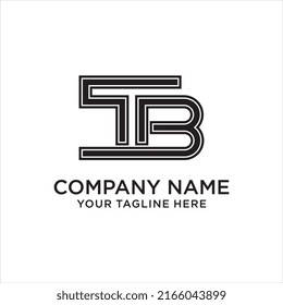 Letter TB Logo Design Concept