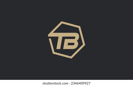 Letter TB Logo Design . Creative Buchstaben TB Logo Design Vektorvorlage. Erstmaliges Logo-Design für TB-Buchstaben