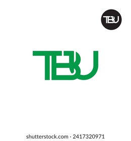 Letter TBU Monogram Logo Design