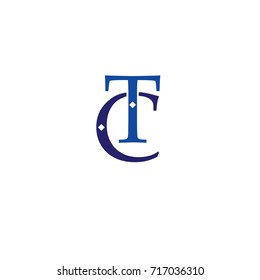 letter TC element logo design