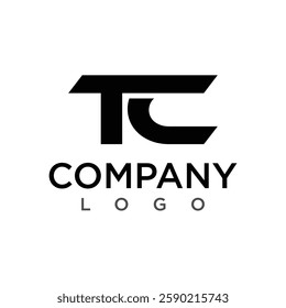 letter tc logo design vector for identity