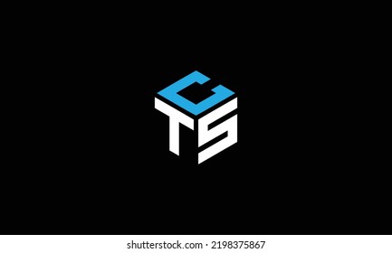 letter TCS CTS logo designs concept vector Template Element