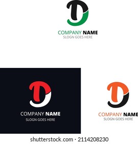 Letter TD logo design template for company and brand
