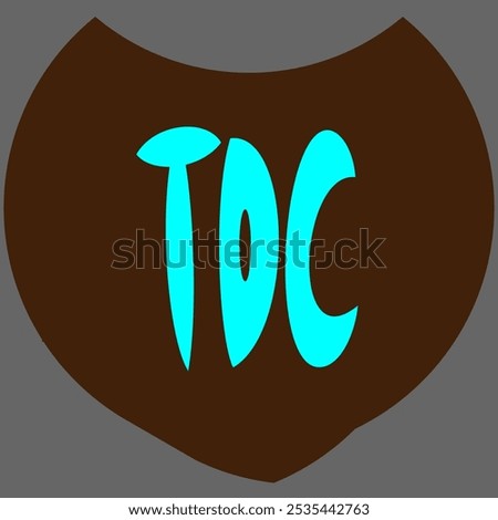 Letter TDC Logo Icon, Colorful TD t d c Logo Letter Vector Art With Red Black Colorful Design For Your Company