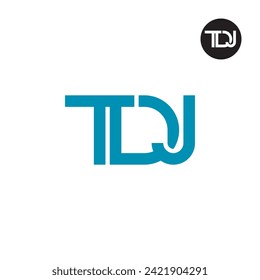 Letter TDJ Monogram Logo Design