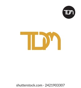 Letter TDM Monogram Logo Design