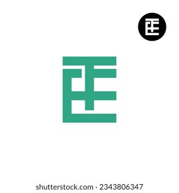 Logo-Design für die Briefmarke TE Monogram