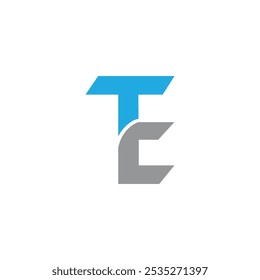 Letter TE Logo , TE Logo Design Template, initial te letter , et letter logo vector, et initial