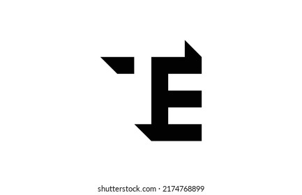 Letter Te Logo Vector Template Stock Vector (Royalty Free) 2174768899 ...