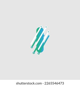 Escribo la plantilla de diseño del logotipo tecnológico para una compañía tecnológica. Diseño de vectores