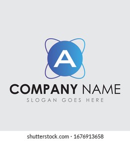 A Letter Tech Vector Logo Design, This A Letter Tech Vector Logo Design is high resolution vector base logo.you can use anywhere.