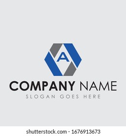 A Letter Tech Vector Logo Design, This A Letter Tech Vector Logo Design is high resolution vector base logo.you can use anywhere.